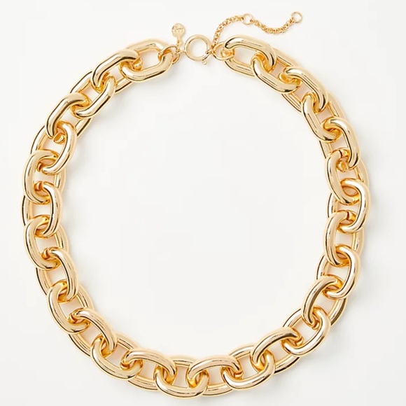 NWT Loft Oversized Chain Link Statement Necklace - Picture 2 of 3